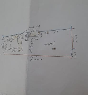 продаю дом аламединский рынок: Дом, 65 м², 4 комнаты, Риэлтор, Старый ремонт — 20