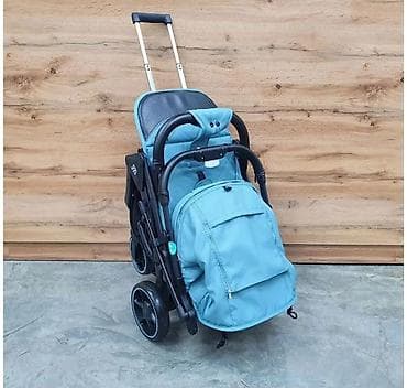 moza r3: Прогулочная коляска Babalo (голубая) - Легкая складная — 2