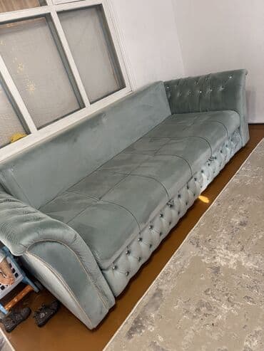 кресло качалка для малышей: Диван в хорошем состоянии цвет мята чуть светлее чем на фото без — 8