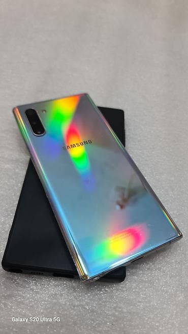 iphone xc max: Samsung Note 10 5G, Б/у, 256 ГБ, цвет - Голубой — 10
