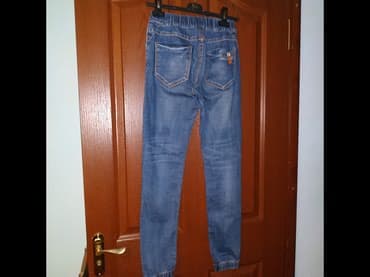 Джинсы: Джинсы подростковые(12-15 лет)размер 34, длина 97.Одевал пару — 2