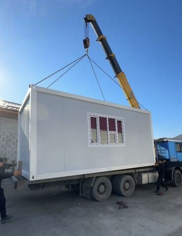 домик из контейнер: Модульный бытовой/жилой контейнер из сэндвич‑панелей Кочмо уйлор — 1