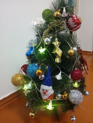 мраморное мясо бишкек цена: Искусственная новогодняя ёлка с комплектом игрушек. в отличном — 2