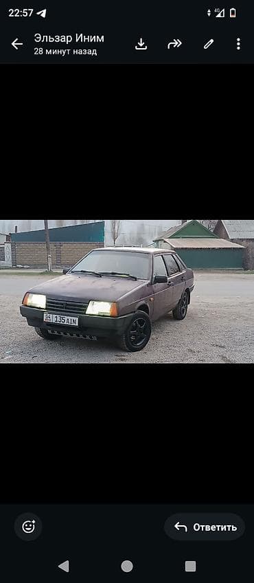 Транспорт: ВАЗ (ЛАДА) 21099: 1995 г., 1.6 л, Механика, Бензин, Седан — 5