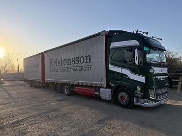 прцеп тракторн: Тягач, Volvo, 2014 г., Тентованный — 2