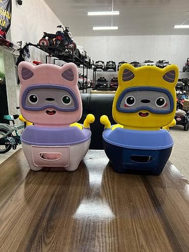 Детский горшок-трон с крышкой в виде забавного зверька - Дизайн