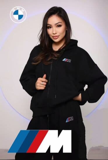 брендовая одежда: Мужской спортивный костюм, Стандарт, Б/у, цвет - Черный, Самовывоз — 1