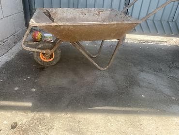 тележки строительные: Садово-строительная тачка и тележка, Стальная, Одноколесная — 1
