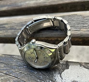 time try: Классические часы часы, Swatch, Швейцария, Оригинал, Мужские, Б/у — 2