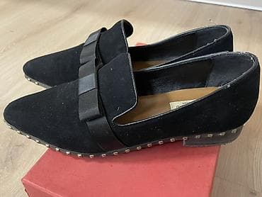 Мокасины и лоферы: Лоферы, 37, Valentino, Б/у, цвет - Черный, Самовывоз — 4