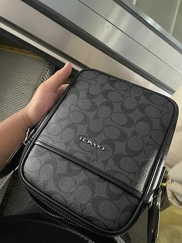 Аксессуары: Классическая сумка, Coach, Китай, Материал: Комбинированный материал, Застежка на молнии, Унисекс, Новый — 1