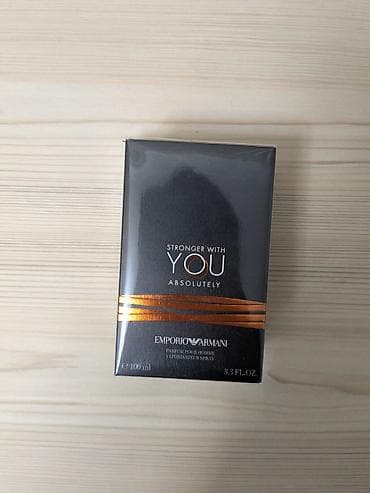 абайи: Emporio Armani Stronger With You Absolutely — мужская парфюмерная вода — 1