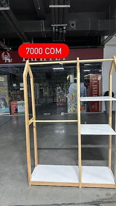 промышленный фильтр: Торговое оборудование и декор для магазина: 1) Стеллаж из ЛДСП, цвет — 3