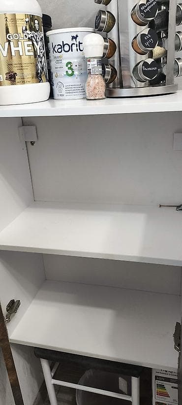 шкафы кухоные: Тумба для кухни, С мойкой, Напольная, ДСП, цвет - Серый — 6