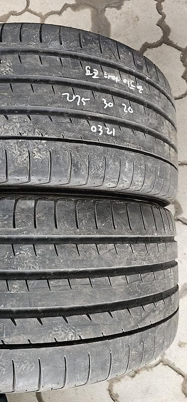 Шины 275 / 30 / R 20, Лето, Б/у, Пара, Легковые, Япония, Yokohama