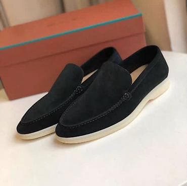 Женская обувь: Лоферы, 40, Loro Piana, Новый, цвет - Черный, Самовывоз — 1