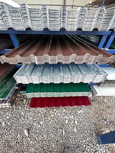 шифер профнастил: Профнастил (гофролист) для кровли и ограждений - Материал: стальной — 1