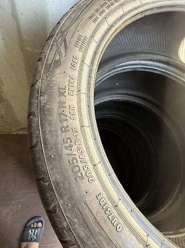 Шины 205 / 45 / R 17, Лето, Б/у, Пара, Легковые, Германия, Continental — 3