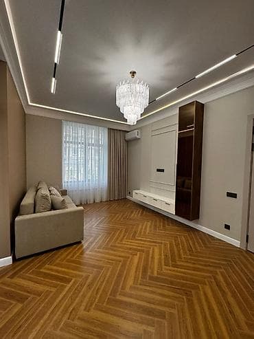 2 комнаты, 75 м², Элитка, 1 этаж, Дизайнерский ремонт