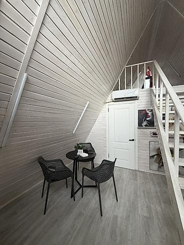 финский дом: Каркасный дом A-Frame с большой крытой террасой — 6