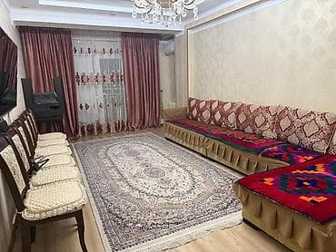 osh flat: 2 комнаты, Джал мкр (в т.ч. Верхний, Нижний, Средний) Собственник, Семейным, от 6 месяцев, С мебелью полностью — 9
