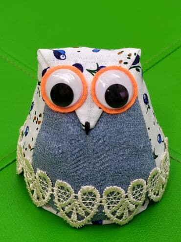 чебурашка из плюшевой пряжи: Совушка (handmade) Продается игрушка ручной работы Совушка — 1