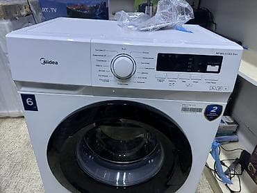 сушилка для слива: Стиральная машина автомат, Новый, Midea, До 6 кг, Фронтальная, Оптом — 7