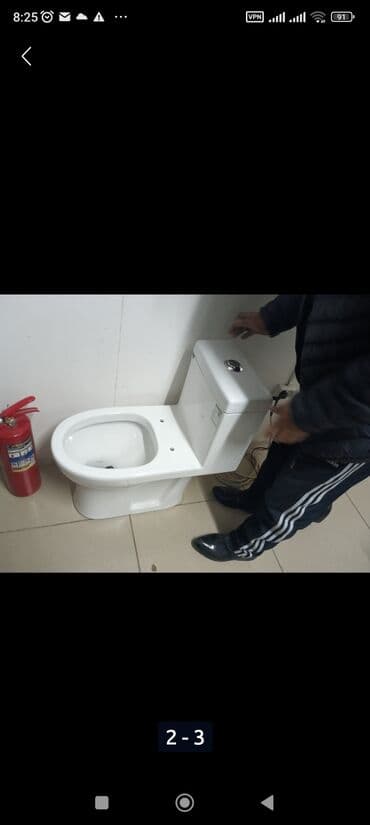 унитаз уличный купить: Унитаз Напольный, Новый, Материал: Керамика — 3