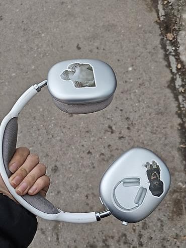 samsung tab a7 lite: Беспроводные накладные наушники серебристого цвета - Форм‑фактор — 1