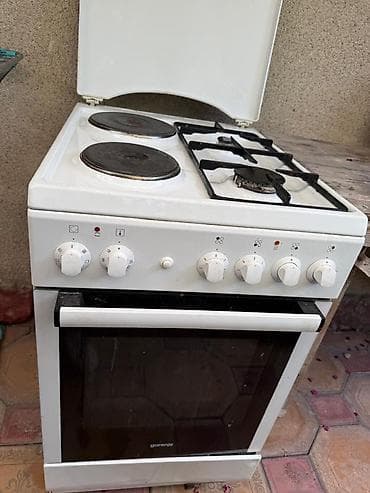 горенье: Комбинированная плита Gorenje, напольная, с духовкой. Основные — 2