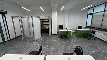 сдаю 2 кв аламедин 1: Аренда офисов, 51 м², В жилом комплексе, С видом на горы, 1 линия, С оборудованием — 9