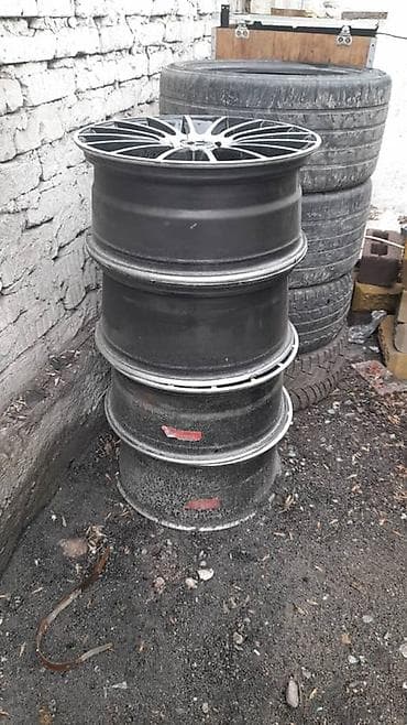 14 сешка: Литые Диски R 19 AMG, Комплект, отверстий - 5, Б/у — 1