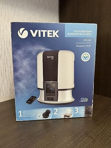 для воздуха: Увлажнитель воздуха Vitek, Ультразвуковой, Настольный — 1