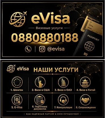 EVisa — визовые услуги Комплексная помощь в оформлении виз и
