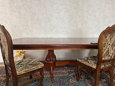 токмок стул: Ашкана үстөлү жана отургуч, Колдонулган — 2