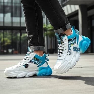 искры для обуви: Мужские/Женские. унисекс кроссовки в стиле streetwear с массивной — 1