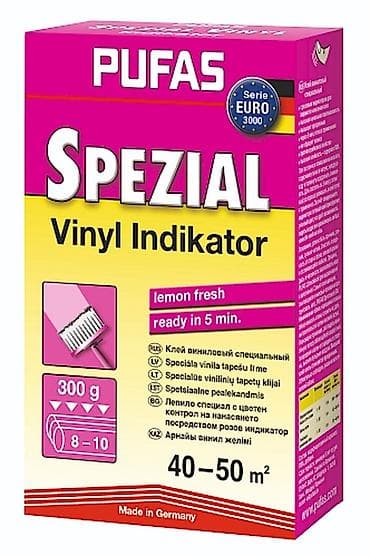 клеить пакеты: Pufas, Для виниловых обоев, Сухой — 1