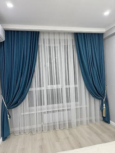 теплые шторы: Комплект штор, С кистями, Изготовление на заказ, Для спальни — 2