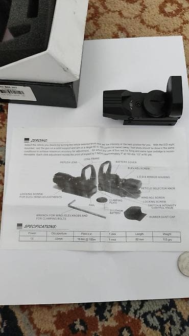 пистол: Коллиматорный прицел. б/у. абсолютно рабочий стоял на рср пистолете — 3