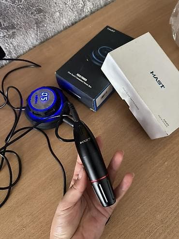 Вместе 6000с Тату‑машинка MAST с блоком питания Halo Power Комплект
