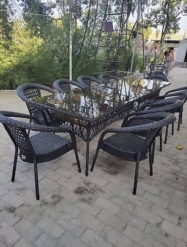 зеркила: Комплект садовой мебели, Кресла, Ротанг — 1