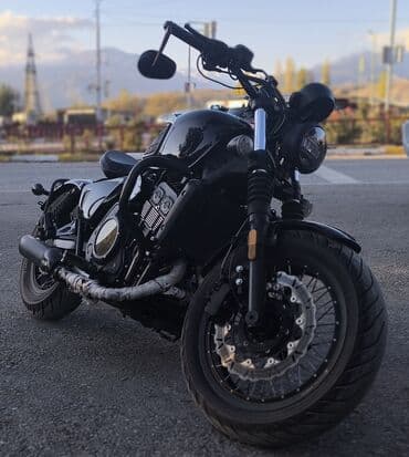 моторы на мотоцикл: Мотоцикл в стиле боббер/круизер, черный глянец. Срочно, нужны деньги — 2