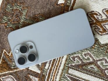 номера для телефона: IPhone 15 Pro, Б/у, 128 ГБ, Natural Titanium, Защитное стекло, Чехол, 88 % — 6