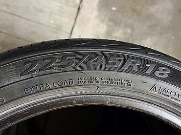 kia pegas: Шины 225 / 45 / R 18, Лето, Б/у, Комплект, Легковые, Япония, Bridgestone — 2