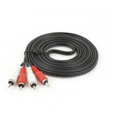 кабель для сабвуфера: Кабель 2RCA - 2RCA - 1.5 м новый Межблочный аналоговый кабель аудио 2 — 5