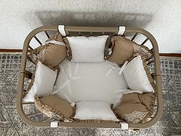 раскладная детская кровать: Детская кровать трансформер, Новый, Другой тип, цвет - Бежевый — 6