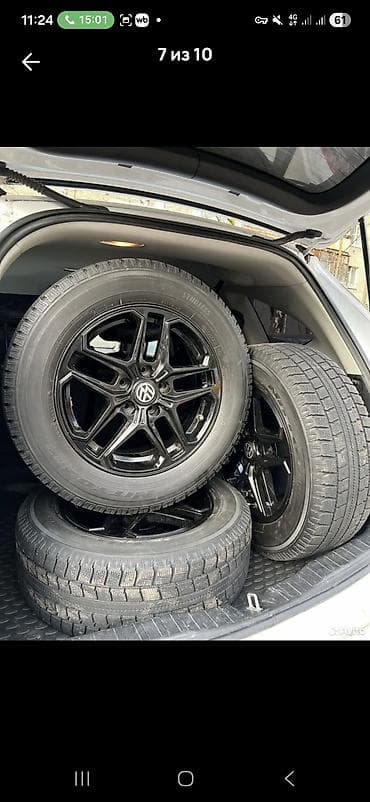 бир: Дөңгөлөктөр монтажда 65 / R 17, Кыш, Колдонулган, Комплект, Жеңил унаалар, Куйма — 5