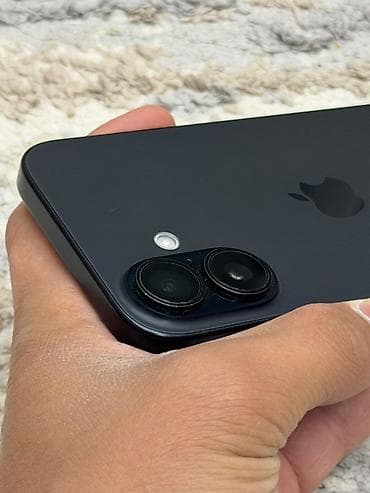 ayfon 12 pro: IPhone 16, Новый, 128 ГБ, Черный, Наушники, Зарядное устройство, Защитное стекло, 93 % — 2