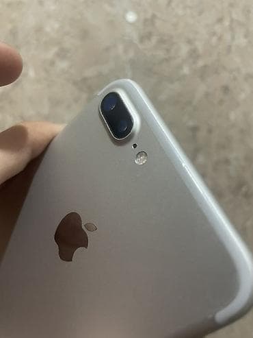 Техника и электроника: IPhone 7 Plus, Б/у, Серебристый, Защитное стекло, 79 % — 4
