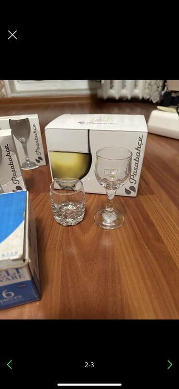ключ набор цена: Новые рюмочки,стаканы в упаковках.Цена за один набор — 2